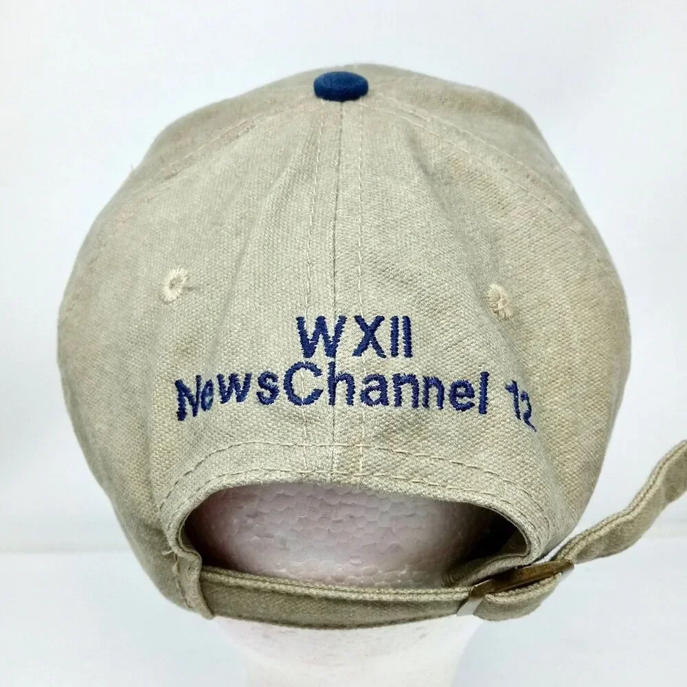 Vintage NBC News Channel 12 WXII Piedmont Triad NC Hat Greensboro Winston-Salem